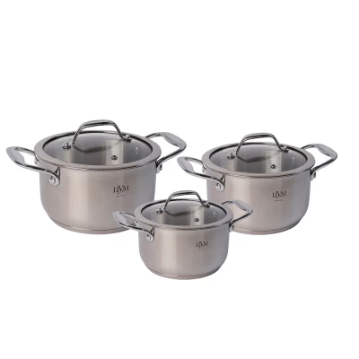 Набор кастрюль ТМ "ЦУМ" MSF-8221-6PCS-BY