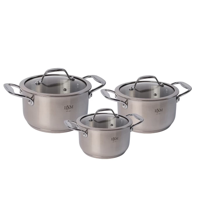 Набор кастрюль ТМ "ЦУМ" MSF-8221-6PCS-BY