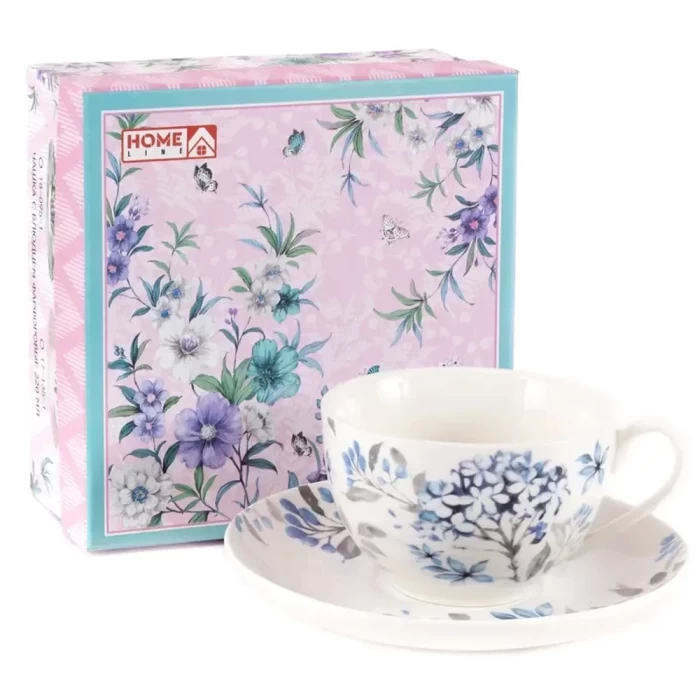 Чашка с блюдцем Home Line 220мл