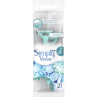 Одноразовые станки Gillette Simply Venus 2 2шт