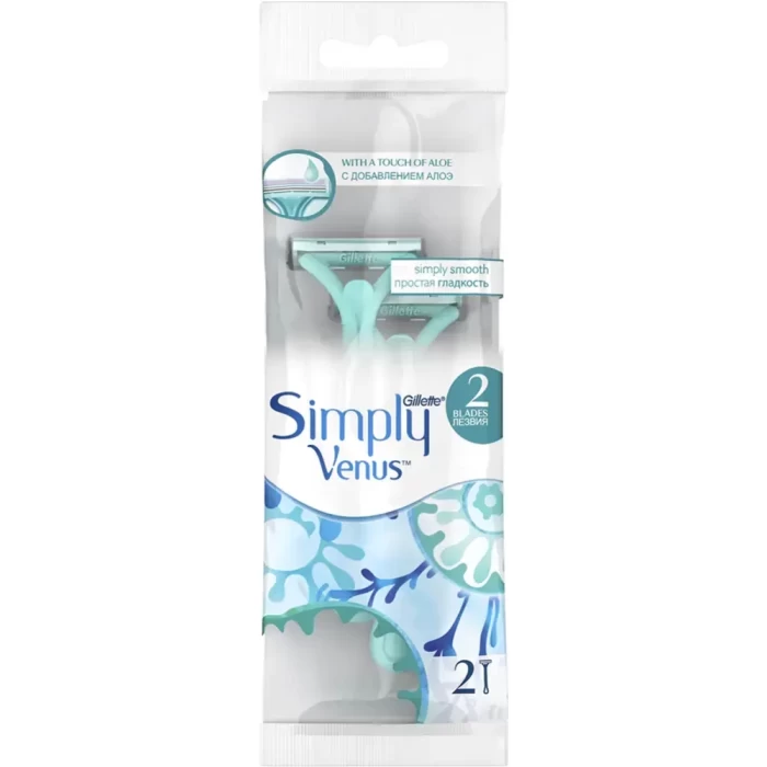 Одноразовые станки Gillette Simply Venus 2 2шт
