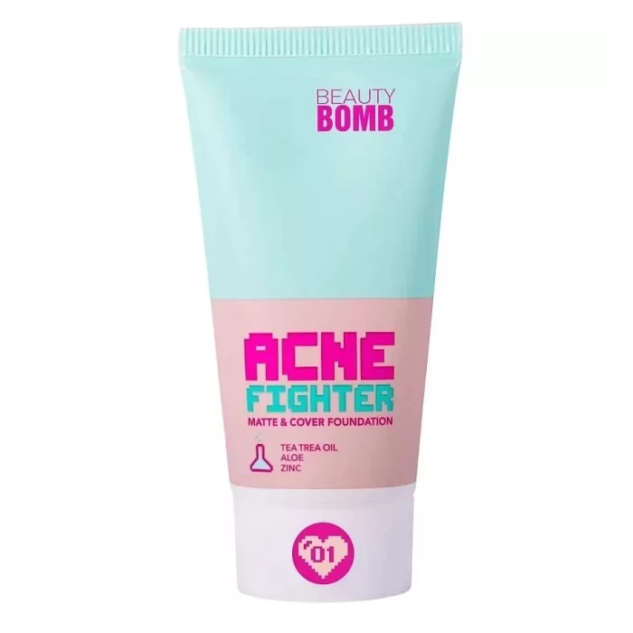 Тональный крем Beauty Bomb Matte cover foundation Acne Figher 25мл