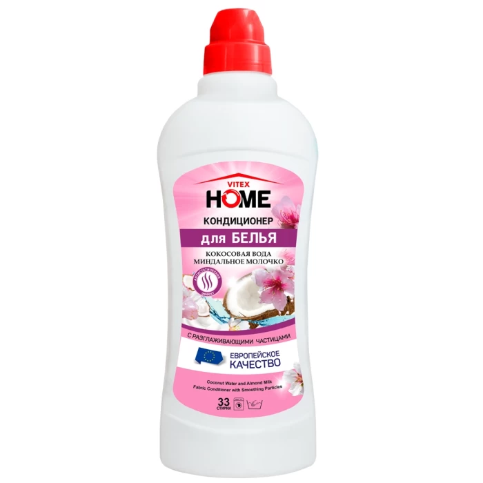 Кондиционер-ополаскиватель Белита Витэкс Home Кокосовая вода и миндальное молочко 1л арт.6797