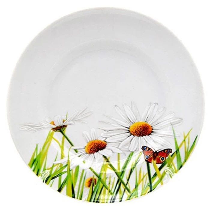 Тарелка мелкая Идиллия Ромашка 20см 5С0189Ф34