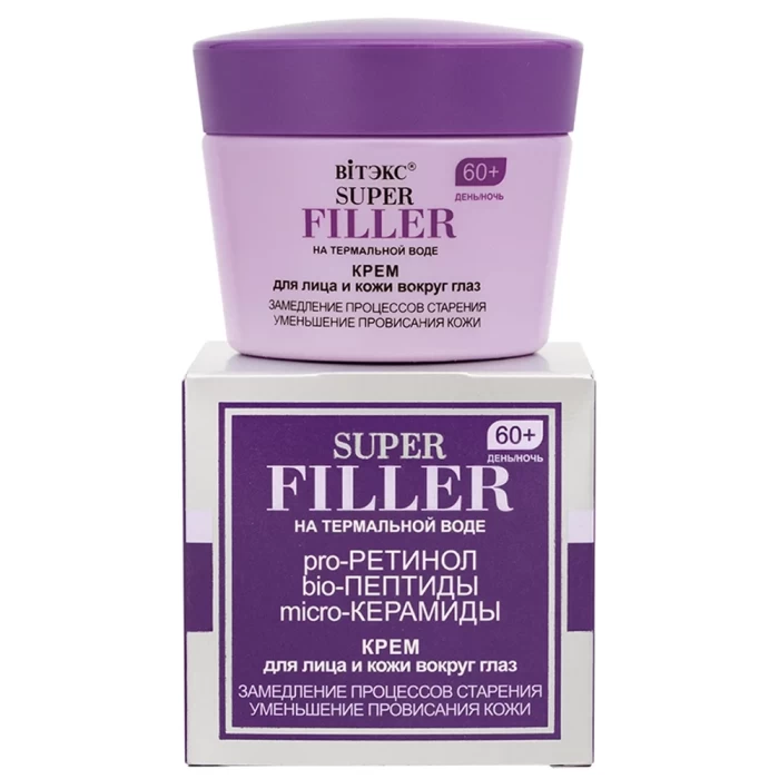 Крем для лица Витэкс Super Filler на термальной воде 60+ 45мл