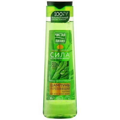 Шампунь Чистая линия Укрепляющий Крапива 400мл