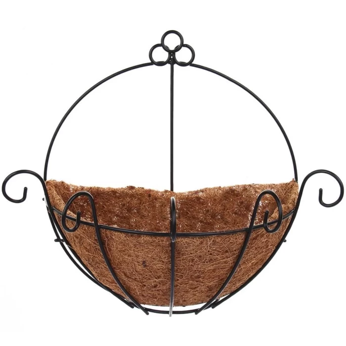 Кашпо настенное Inbloom с вкладышем из кокосового волокна 164-298