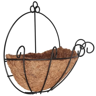 Кашпо настенное Inbloom с вкладышем из кокосового волокна 164-298