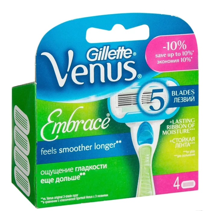 Кассеты Gillette Venus Embrace 4шт