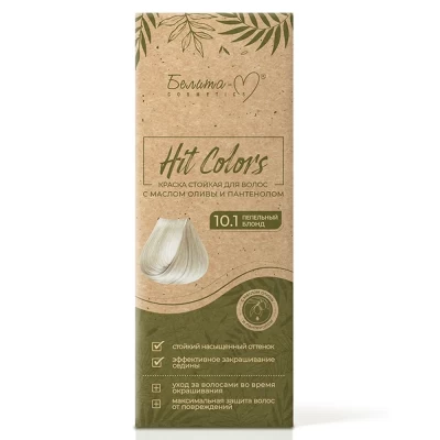 Краска для волос Белита HIT COLORS тон 10.1 Пепельный блонд