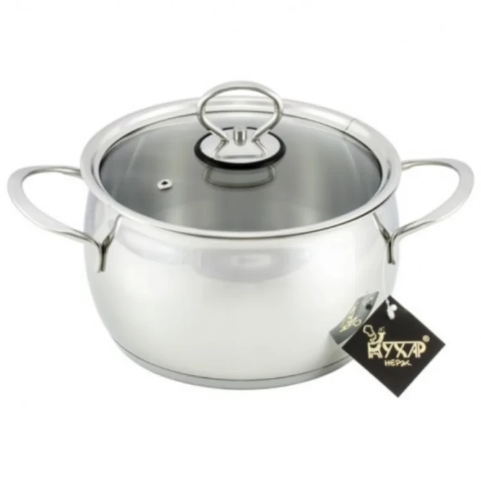 Кастрюля Кухар Магнолия Классика со ст. кр. 4,5 л