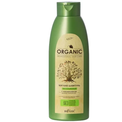 Шампунь Белита Organic Бессульфатный С фитокератином 500мл