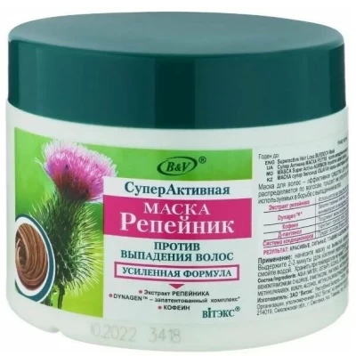 Маска репейник Витэкс Против выпадения волос 300мл