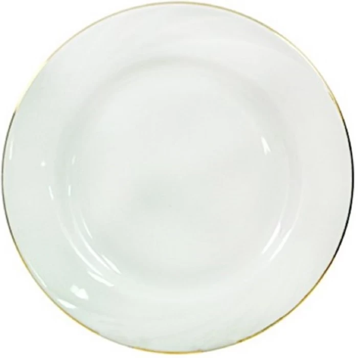 Тарелка мелкая Голубка Без деколи 17,5см 0С0871Ф34