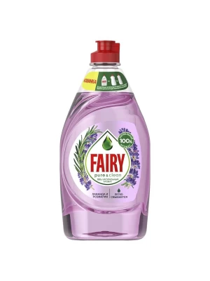 Средство для мытья посуды FAIRY Pure &amp; Clean Лаванда и Розмарин 450мл