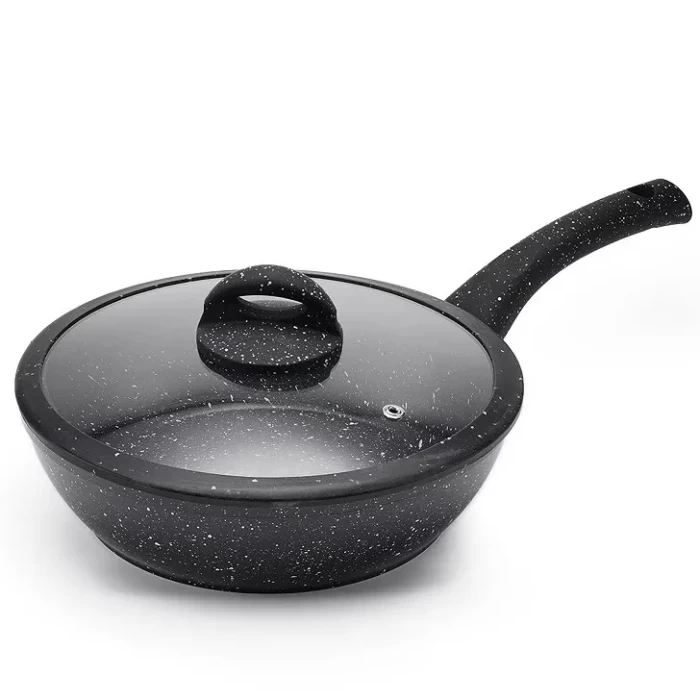 Сковорода ТМ "ЦУМ" с крышкой, 22- 26 см