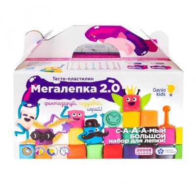 Набор для лепки "Мегалепка 2.0" Genio Kids арт. TA2010