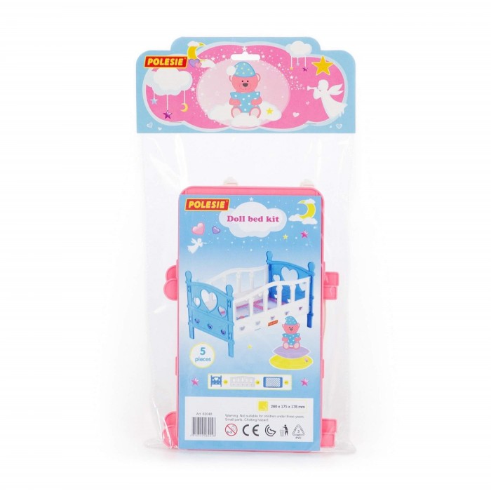 Кроватка для кукол №2 (5 элементов) Полесье арт. 62048