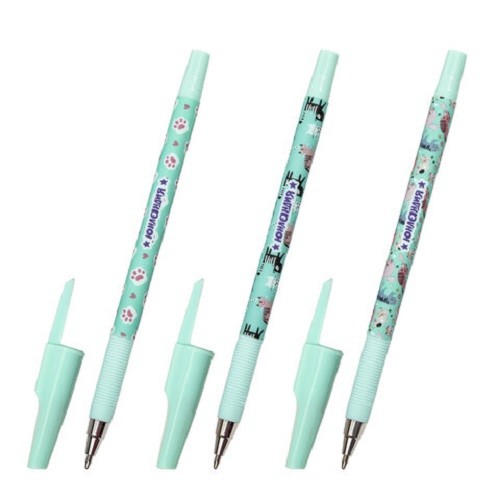 Ручка шариковая синяя «GLAMOUR CAT» ЮНЛАНДИЯ арт. 143734