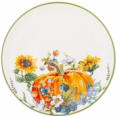 Тарелка обеденная Agness Урожай 26см