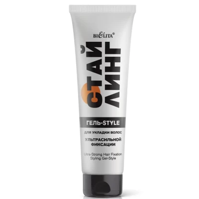 Гель-Style для укладки волос Белита Стайлинг ультрасильной фиксации 100мл