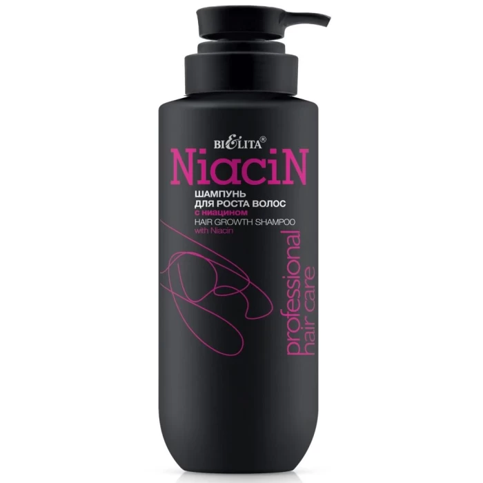Шампунь для волос Белита Professional Hair Care для роста волос с ниацином 500мл