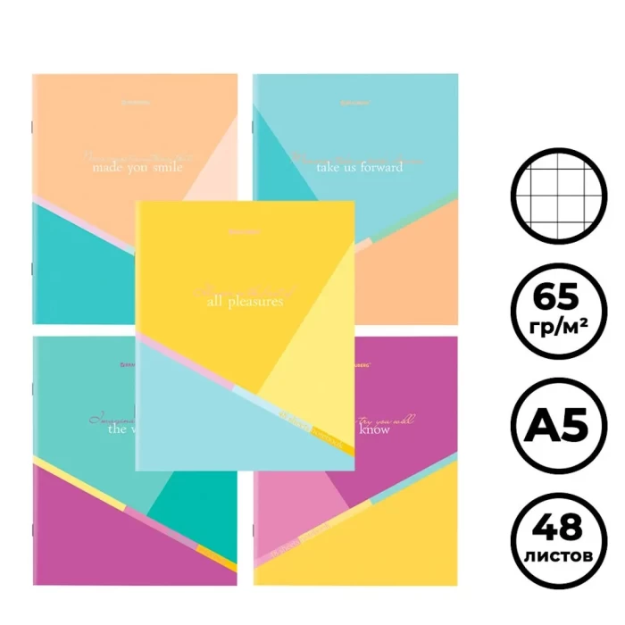 Тетрадь Brauberg  Multicolor A5