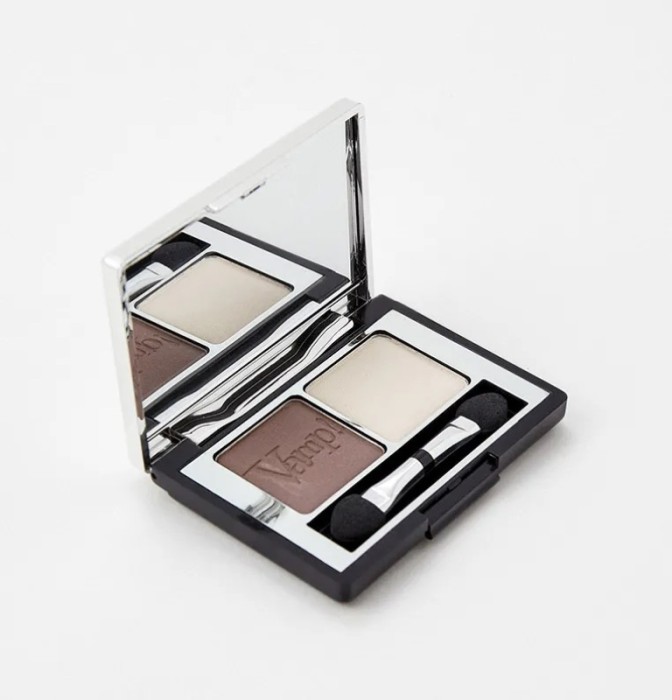 Компактные двойные тени Pupa Vamp! Duo тон 006 коричневый ванильный