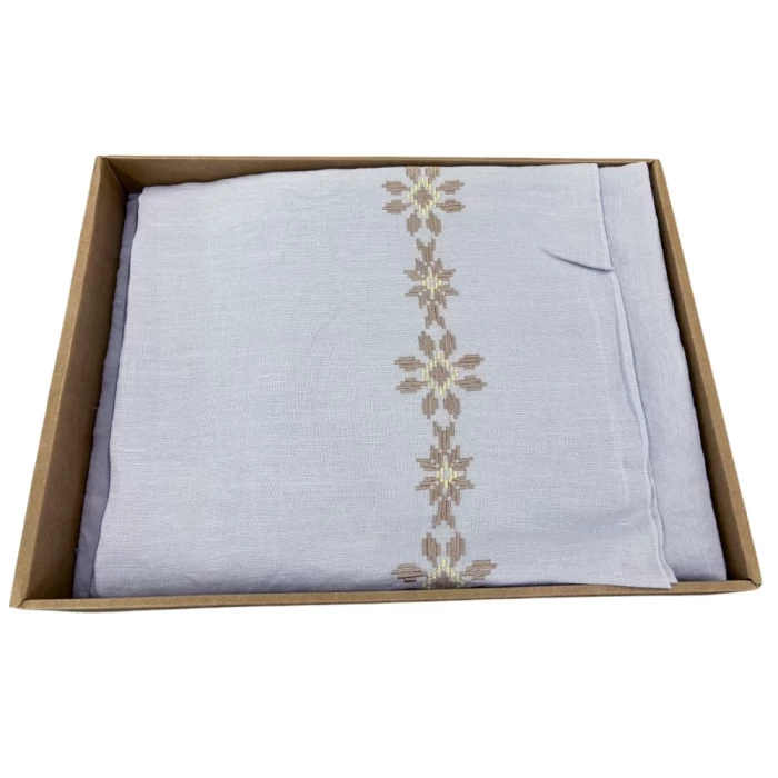 Комплект постельного белья Беларуски лен 24С7-ШР/в/у/п.ф.кор евро