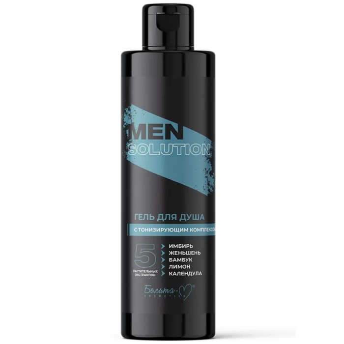 Гель для душа Белита-М Men Solution с тонизирующим комплексом 400г