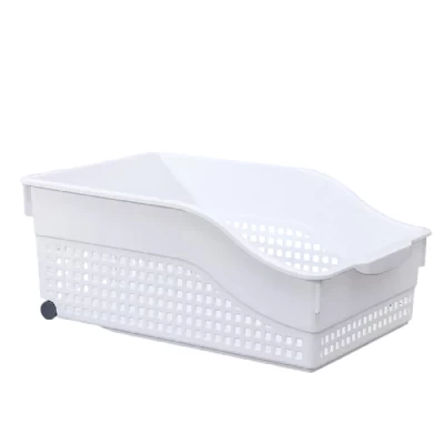 Контейнер на колесах ВиолетПласт Лофт Белый 30,5х21х12,5см арт.622006