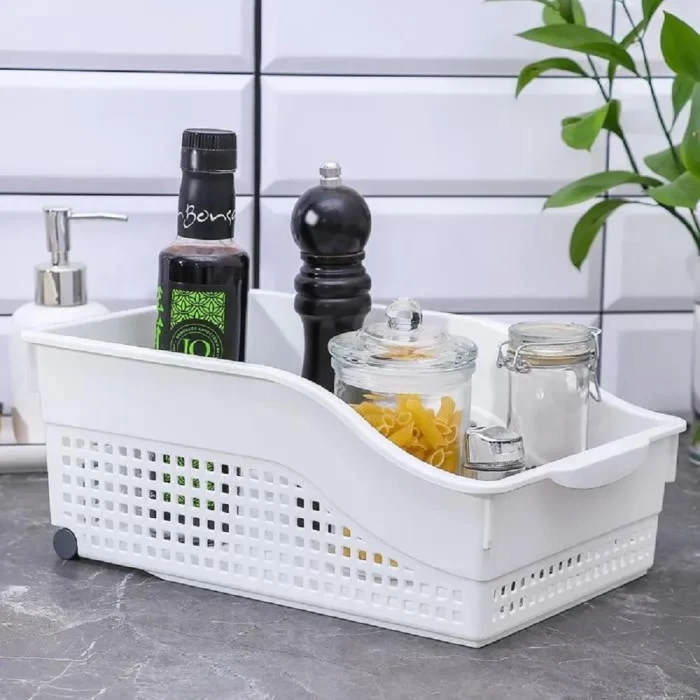 Контейнер на колесах ВиолетПласт Лофт Белый 30,5х21х12,5см арт.622006