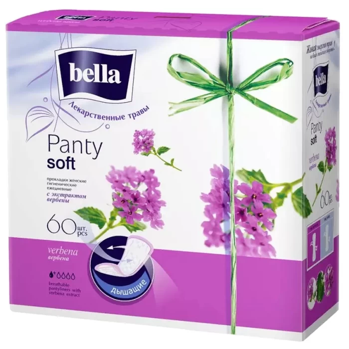 Прокладки ежедневные Bella Panty Soft verbena 60шт