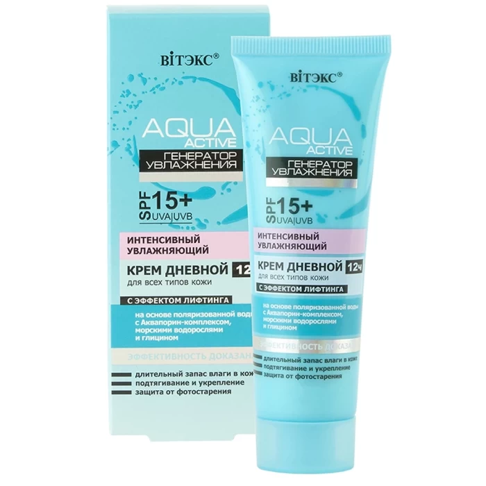 Крем для лица Витэкс Aqua Active увлажняющий SPF15 50мл