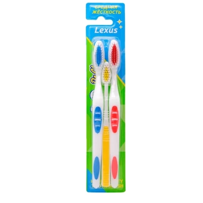 Зубная щетка Dr. Clean Лексус Медиум 3шт