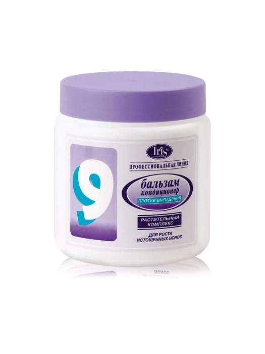 Шампунь IRIS для истощенных волос №9 “Против выпадения волос” с авокадо и хи шу ву, 1000мл