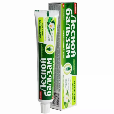 Зубная паста Лесной бальзам с экстрактом алоэ-вера белого чая профилактическая 75мл