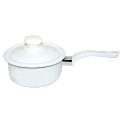 Кастрюля эмалированная 0,6л без рисунка 1605П