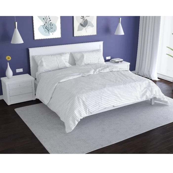 Комплект постельного белья полуторный ТМ "ЦУМ" Белый