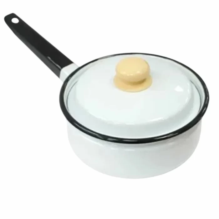 Ковш СтальЭмаль 1,5л с крышкой