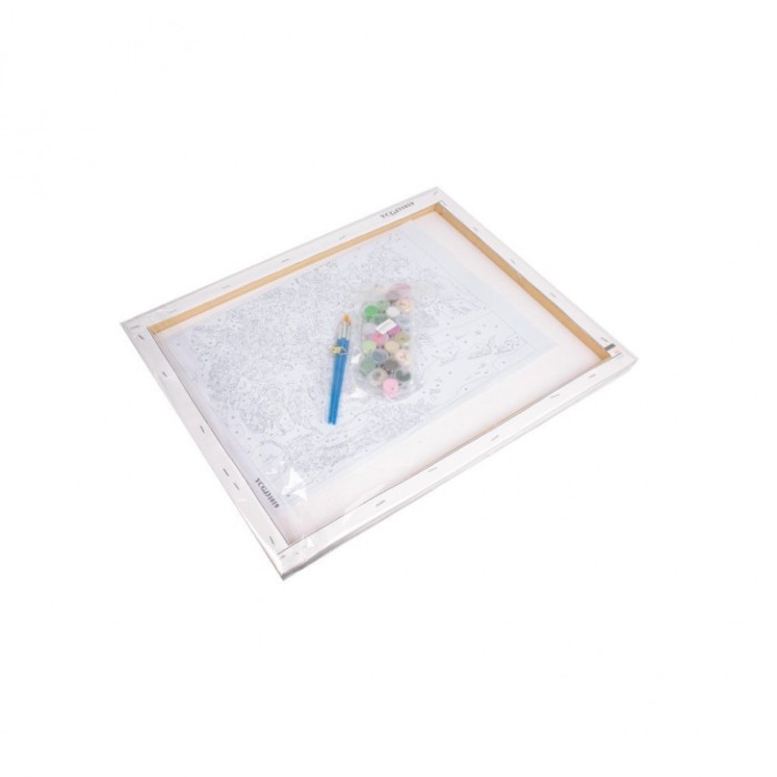 Картина по номерам "Замок Швейцарии"  DV-9521-8