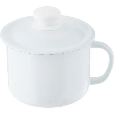 Кружка с крышкой Эмаль 1л 01-0207М