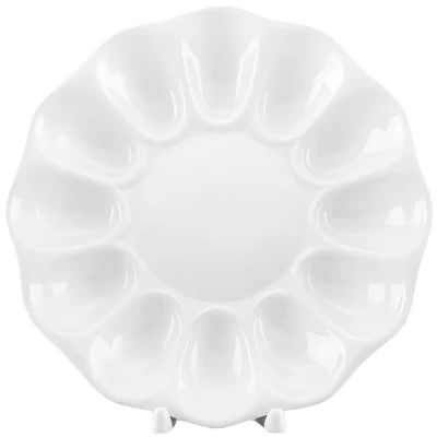 Блюдо для фаршированных яиц 22см