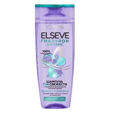 Шампунь L'Oreal Paris Elseve Гиалурон баланс 72ч свежести 250мл