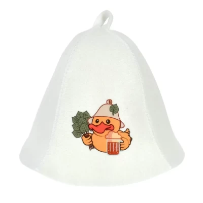 Шапка для бани и сауны Hot Pot Папа селезень войлок