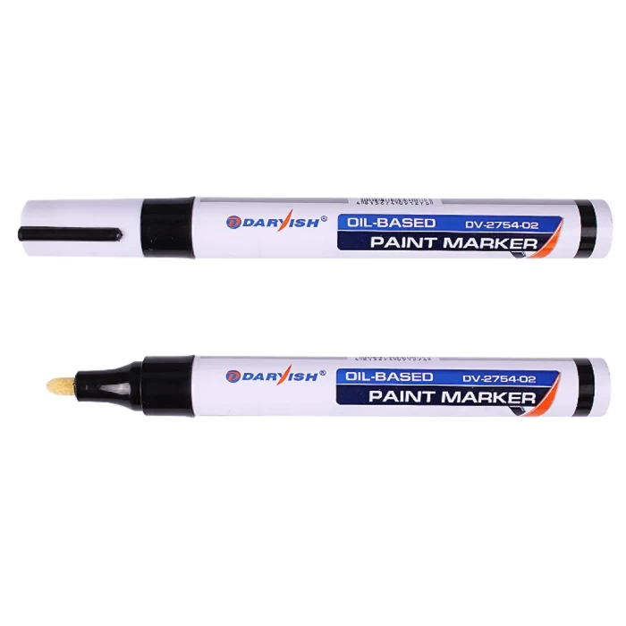 Маркер-краска черный Darvish на масляной основе