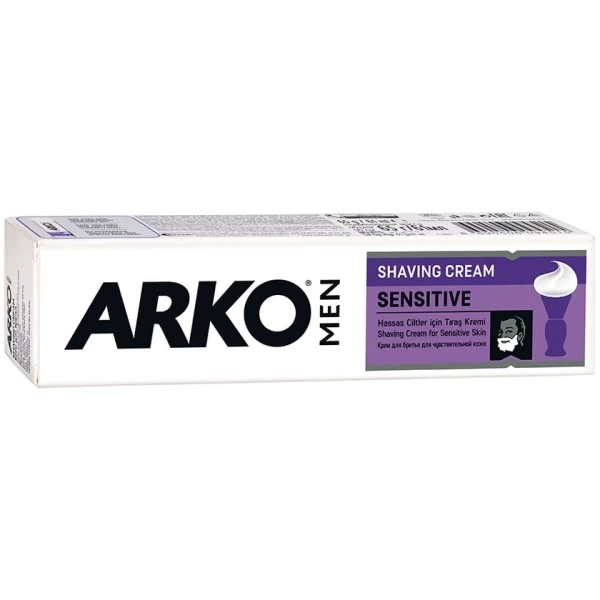 Крем для бритья для чувствительной кожи Arko Men "Sensitive" 65г