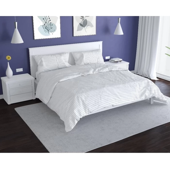 Комплект постельного белья Евро ТМ "ЦУМ" Белый