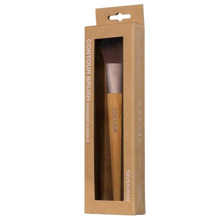 Кисть для контуринга Seventeen contour brush bamboo handle