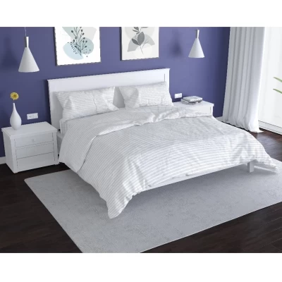 Комплект постельного белья Евро ТМ "ЦУМ" Белый-2